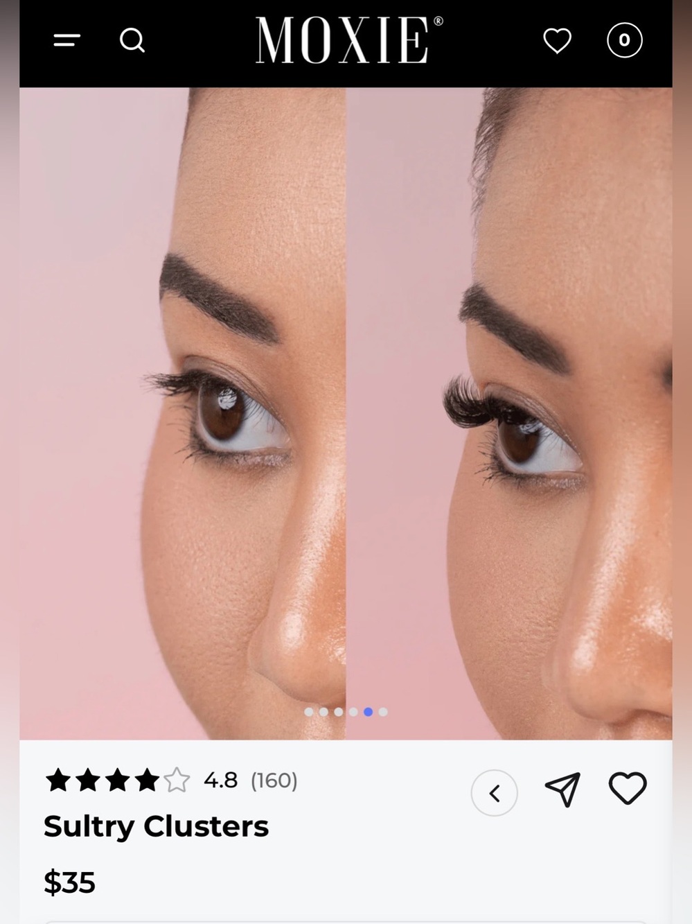 MOXIELASH Sampler Bundle Instant Lash Clusters, Travel Case & More! - Picture 16 of 16